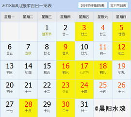 10月新房搬家吉日 10月新房搬家吉日查询