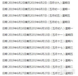 二0一九年八月的黄道吉日 2019年八月黄道吉日