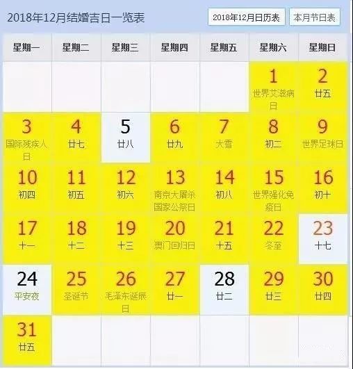 万年历2025结婚吉日 万年历2025结婚吉日查询