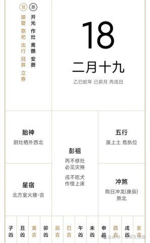 农历六月黄道吉日是哪天？图文解析2025年1月25日黄历书